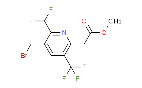 AM68151 | 1361822-56-1 | Methyl 3-(bromomethyl)-2-(difluoromethyl)-5-(trifluoromethyl)pyridine-6-acetate