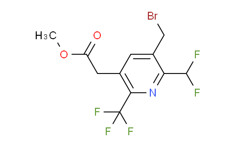 AM68152 | 1361906-49-1 | Methyl 3-(bromomethyl)-2-(difluoromethyl)-6-(trifluoromethyl)pyridine-5-acetate