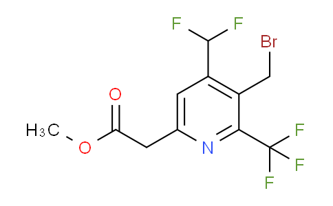AM68153 | 1361885-13-3 | Methyl 3-(bromomethyl)-4-(difluoromethyl)-2-(trifluoromethyl)pyridine-6-acetate