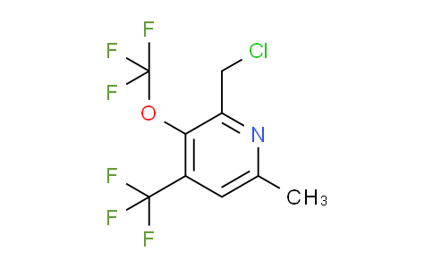 2-(Chloromethyl)-6-methyl-3-(trifluoromethoxy)-4-(trifluoromethyl)pyridine