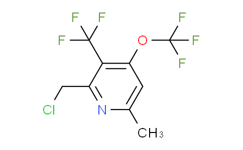 2-(Chloromethyl)-6-methyl-4-(trifluoromethoxy)-3-(trifluoromethyl)pyridine