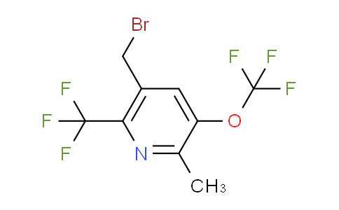 5-(Bromomethyl)-2-methyl-3-(trifluoromethoxy)-6-(trifluoromethyl)pyridine
