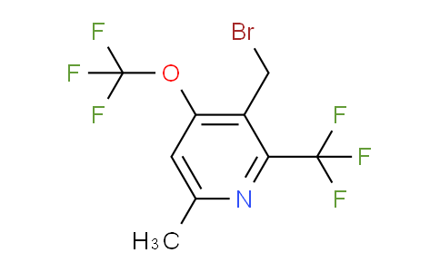 AM68168 | 1361870-70-3 | 3-(Bromomethyl)-6-methyl-4-(trifluoromethoxy)-2-(trifluoromethyl)pyridine
