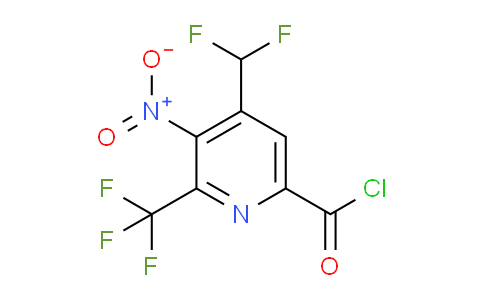 AM68221 | 1361731-55-6 | 4-(Difluoromethyl)-3-nitro-2-(trifluoromethyl)pyridine-6-carbonyl chloride