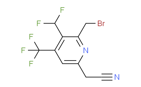 AM68252 | 1361831-15-3 | 2-(Bromomethyl)-3-(difluoromethyl)-4-(trifluoromethyl)pyridine-6-acetonitrile