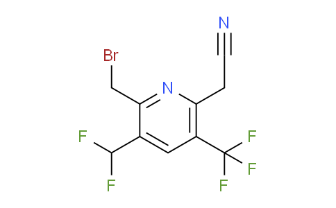 AM68253 | 1361906-92-4 | 2-(Bromomethyl)-3-(difluoromethyl)-5-(trifluoromethyl)pyridine-6-acetonitrile