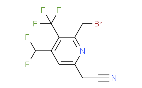 AM68255 | 1361785-91-2 | 2-(Bromomethyl)-4-(difluoromethyl)-3-(trifluoromethyl)pyridine-6-acetonitrile