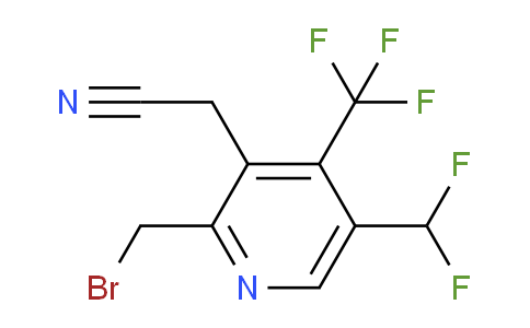 AM68259 | 1361831-24-4 | 2-(Bromomethyl)-5-(difluoromethyl)-4-(trifluoromethyl)pyridine-3-acetonitrile