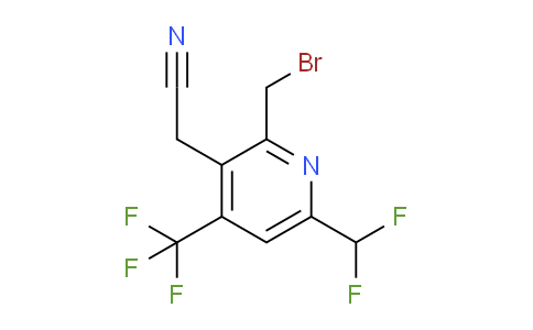 AM68262 | 1361735-23-0 | 2-(Bromomethyl)-6-(difluoromethyl)-4-(trifluoromethyl)pyridine-3-acetonitrile