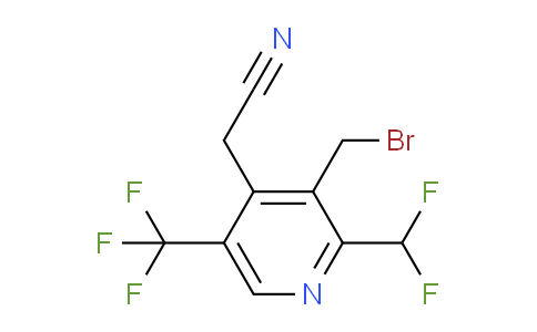AM68265 | 1361751-62-3 | 3-(Bromomethyl)-2-(difluoromethyl)-5-(trifluoromethyl)pyridine-4-acetonitrile