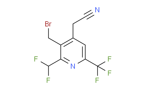 AM68266 | 1361831-34-6 | 3-(Bromomethyl)-2-(difluoromethyl)-6-(trifluoromethyl)pyridine-4-acetonitrile