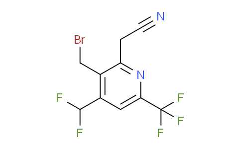 AM68269 | 1361786-08-4 | 3-(Bromomethyl)-4-(difluoromethyl)-6-(trifluoromethyl)pyridine-2-acetonitrile