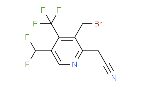 AM68271 | 1361845-96-6 | 3-(Bromomethyl)-5-(difluoromethyl)-4-(trifluoromethyl)pyridine-2-acetonitrile