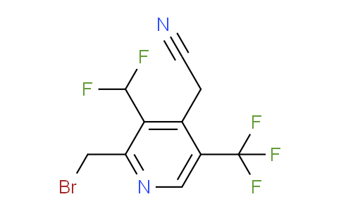 AM68273 | 1361869-51-3 | 2-(Bromomethyl)-3-(difluoromethyl)-5-(trifluoromethyl)pyridine-4-acetonitrile