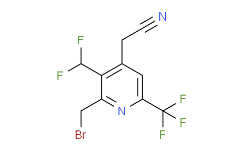 AM68276 | 1361883-07-9 | 2-(Bromomethyl)-3-(difluoromethyl)-6-(trifluoromethyl)pyridine-4-acetonitrile