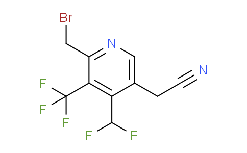 AM68277 | 1361815-61-3 | 2-(Bromomethyl)-4-(difluoromethyl)-3-(trifluoromethyl)pyridine-5-acetonitrile