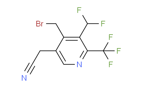 AM68279 | 1361469-12-6 | 4-(Bromomethyl)-3-(difluoromethyl)-2-(trifluoromethyl)pyridine-5-acetonitrile