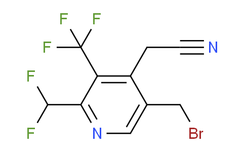 AM68283 | 1361869-66-0 | 5-(Bromomethyl)-2-(difluoromethyl)-3-(trifluoromethyl)pyridine-4-acetonitrile
