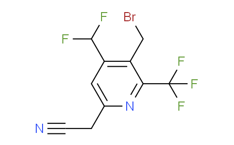 AM68292 | 1361907-04-1 | 3-(Bromomethyl)-4-(difluoromethyl)-2-(trifluoromethyl)pyridine-6-acetonitrile
