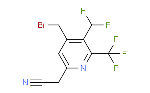AM68315 | 1361786-13-1 | 4-(Bromomethyl)-3-(difluoromethyl)-2-(trifluoromethyl)pyridine-6-acetonitrile