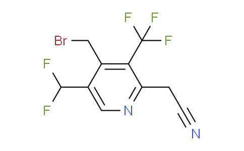 AM68316 | 1361846-01-6 | 4-(Bromomethyl)-5-(difluoromethyl)-3-(trifluoromethyl)pyridine-2-acetonitrile