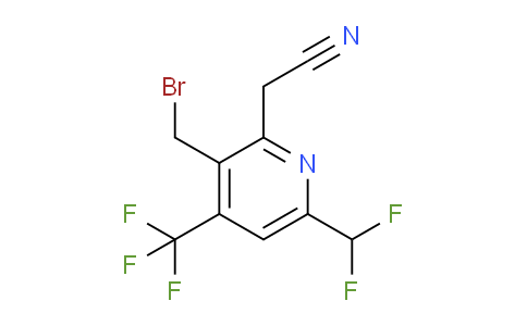 AM68321 | 1361703-00-5 | 3-(Bromomethyl)-6-(difluoromethyl)-4-(trifluoromethyl)pyridine-2-acetonitrile