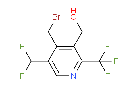 4-(Bromomethyl)-5-(difluoromethyl)-2-(trifluoromethyl)pyridine-3-methanol