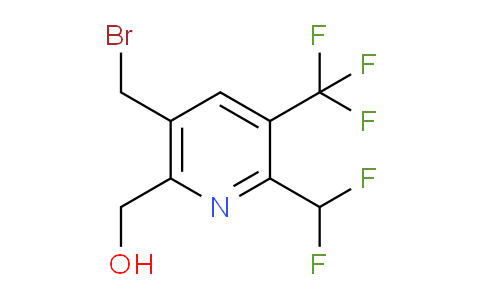 5-(Bromomethyl)-2-(difluoromethyl)-3-(trifluoromethyl)pyridine-6-methanol
