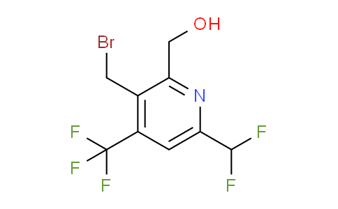 3-(Bromomethyl)-6-(difluoromethyl)-4-(trifluoromethyl)pyridine-2-methanol