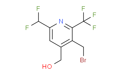3-(Bromomethyl)-6-(difluoromethyl)-2-(trifluoromethyl)pyridine-4-methanol