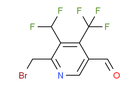 AM68378 | 1361816-87-6 | 2-(Bromomethyl)-3-(difluoromethyl)-4-(trifluoromethyl)pyridine-5-carboxaldehyde