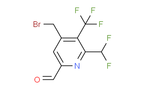 AM68380 | 1361817-09-5 | 4-(Bromomethyl)-2-(difluoromethyl)-3-(trifluoromethyl)pyridine-6-carboxaldehyde