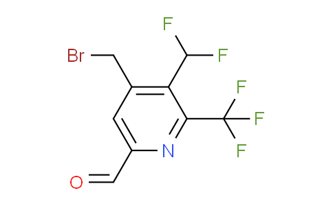 AM68386 | 1361870-03-2 | 4-(Bromomethyl)-3-(difluoromethyl)-2-(trifluoromethyl)pyridine-6-carboxaldehyde