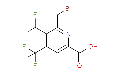 AM68398 | 1361870-08-7 | 2-(Bromomethyl)-3-(difluoromethyl)-4-(trifluoromethyl)pyridine-6-carboxylic acid