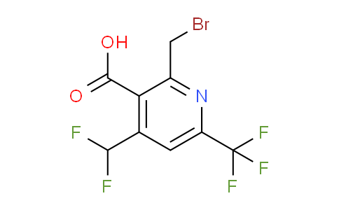 2-(Bromomethyl)-4-(difluoromethyl)-6-(trifluoromethyl)pyridine-3-carboxylic acid