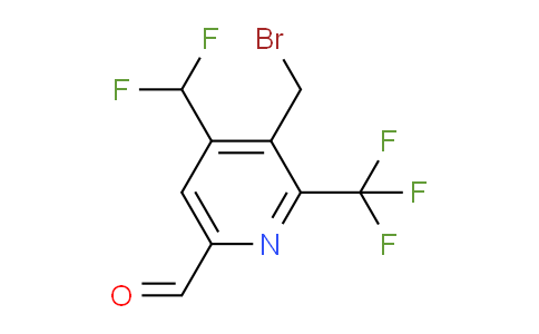 AM68406 | 1361847-73-5 | 3-(Bromomethyl)-4-(difluoromethyl)-2-(trifluoromethyl)pyridine-6-carboxaldehyde