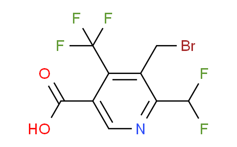AM68411 | 1361884-04-9 | 3-(Bromomethyl)-2-(difluoromethyl)-4-(trifluoromethyl)pyridine-5-carboxylic acid