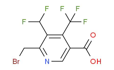 AM68430 | 1361816-71-8 | 2-(Bromomethyl)-3-(difluoromethyl)-4-(trifluoromethyl)pyridine-5-carboxylic acid
