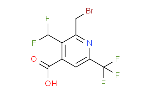 AM68431 | 1361786-87-9 | 2-(Bromomethyl)-3-(difluoromethyl)-6-(trifluoromethyl)pyridine-4-carboxylic acid