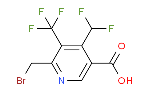 AM68432 | 1361765-58-3 | 2-(Bromomethyl)-4-(difluoromethyl)-3-(trifluoromethyl)pyridine-5-carboxylic acid