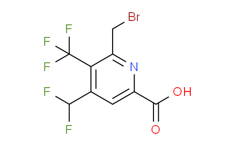 AM68433 | 1361817-28-8 | 2-(Bromomethyl)-4-(difluoromethyl)-3-(trifluoromethyl)pyridine-6-carboxylic acid