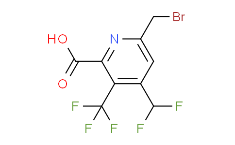 AM68435 | 1361795-61-0 | 6-(Bromomethyl)-4-(difluoromethyl)-3-(trifluoromethyl)pyridine-2-carboxylic acid