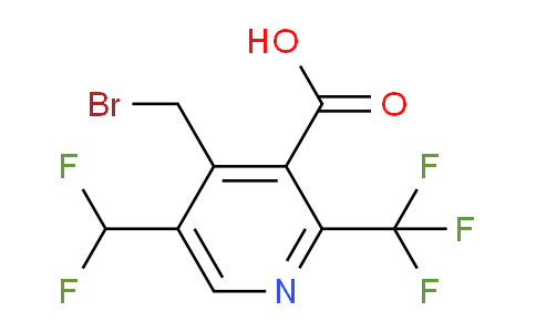 AM68439 | 1361907-83-6 | 4-(Bromomethyl)-5-(difluoromethyl)-2-(trifluoromethyl)pyridine-3-carboxylic acid