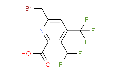 AM68441 | 1361704-94-0 | 6-(Bromomethyl)-3-(difluoromethyl)-4-(trifluoromethyl)pyridine-2-carboxylic acid