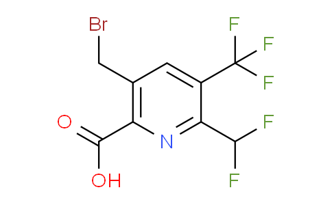 AM68443 | 1361752-47-7 | 5-(Bromomethyl)-2-(difluoromethyl)-3-(trifluoromethyl)pyridine-6-carboxylic acid