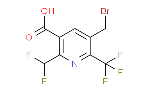 AM68444 | 1361817-59-5 | 3-(Bromomethyl)-6-(difluoromethyl)-2-(trifluoromethyl)pyridine-5-carboxylic acid