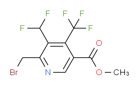 AM68446 | 1361761-65-0 | Methyl 2-(bromomethyl)-3-(difluoromethyl)-4-(trifluoromethyl)pyridine-5-carboxylate