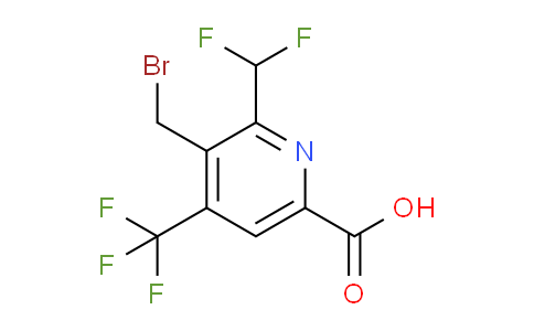 AM68448 | 1361787-03-2 | 3-(Bromomethyl)-2-(difluoromethyl)-4-(trifluoromethyl)pyridine-6-carboxylic acid