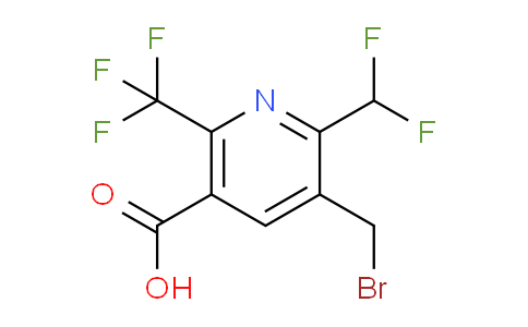 AM68449 | 1361888-29-0 | 3-(Bromomethyl)-2-(difluoromethyl)-6-(trifluoromethyl)pyridine-5-carboxylic acid
