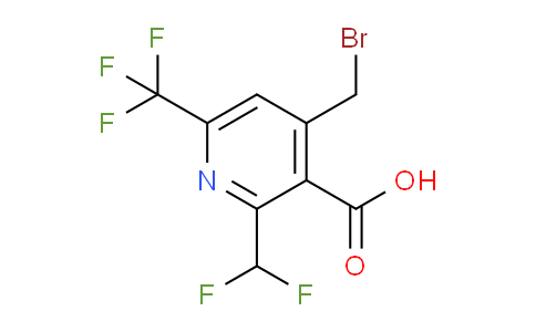 AM68455 | 1361907-78-9 | 4-(Bromomethyl)-2-(difluoromethyl)-6-(trifluoromethyl)pyridine-3-carboxylic acid